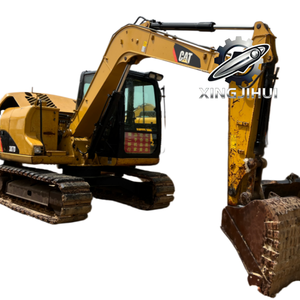 Excavatrice Caterpillar 307D d'occasion, d'origine japonaise, 7 tonnes, petite, sur chenilles en caoutchouc, moteur, modèle 2022, capacité de la benne de 0,3 m³ - Product Image 1