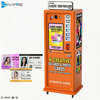 Máquina expendedora de photocards KPOP con IA creativa, quiosco de impresión de tarjetas fotográficas coleccionables de ídolos, cabina de selfies de moda para centros comerciales, conciertos y calles