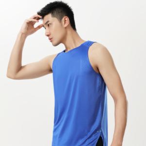 Vente en gros de débardeurs de gym décontractés pour hommes, vêtements de sport de style gilet d'été, débardeurs à col rond et coupe légère pour hommes - Product Image 6