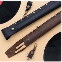 Étui en cuir PU pour baguettes de batterie - Étui pour baguettes - Étui en cuir pour instrument de musique - Cadeau pour batteur - Groupe de musiciens - Étui