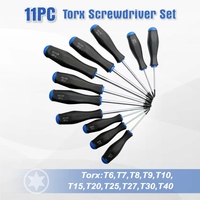 Kit d'outils manuels professionnels Qixin 11 pièces pour tournevis Torx multifonction