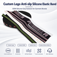 Bande élastique en silicone antidérapante personnalisable en largeur, couleur et logo