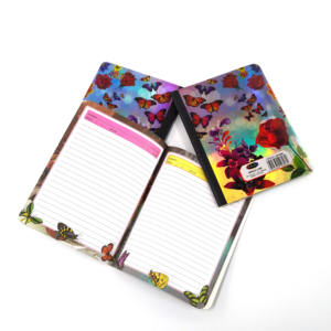 Cuaderno de composición Henry A5 de 60 hojas con laminación dorada y plateada, encuadernado cosido, para estudiantes, para escribir notas, diario, para uso escolar/oficina - Product Image 4