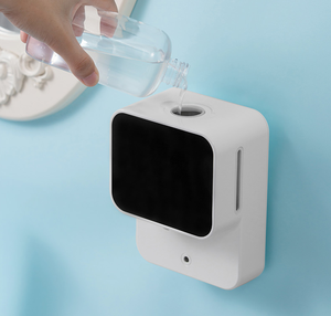 Hot Bán 1200Ml X6 Wall Mount Kỹ Thuật Số Có Thể Sạc Lại Ba Bọt Pha Chế Tự Động Xà Phòng Dispenser Nhiệt Kế - Product Image 3