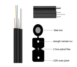 Cable de Fibra Óptica Plano GJXH GJXCH para Interiores y Exteriores, 1 o 2 Hilos - Product Image 4