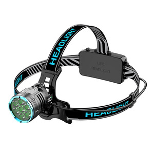 Phare LED 5W rechargeable 2400mAh haute luminosité zoomable pour camping, pêche et travail - Product Image 1