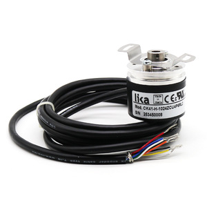 Codificador rotatorio incremental Lika CK41-H-1024ZCU4P6RL2 con cables, fabricado en Italia - Product Image 2
