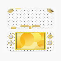 Coque de protection rigide en PC à pois pour console de jeu Nintendo Switch Lite, accessoires de coque antichoc en TPU pour Switch/OLED