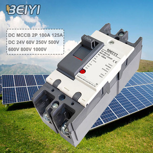 Nhà máy bán DC MCCB 1P 2P 3P 4P dc500v 750V 1000V 100A 125A 200A 48V DC ngắt mạch - Product Image 1