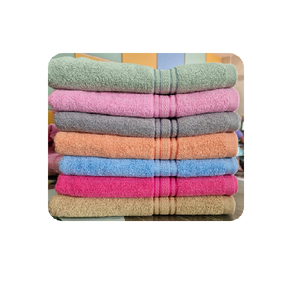 Wholesale 100% Cotton Dobby Border <b>Towels</b> <b>Hand</b> Face and <b>Bath</b> <b>Towels</b> Durable Terry Fabric Soft Absorbent <b>Towels</b> for Home - Product Image 3