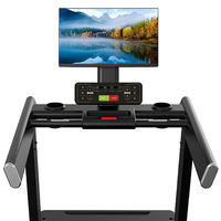 Equipo de Gimnasio Comercial, Caminadora Eléctrica de Lujo para Gimnasio, Máquina para Correr con Pantalla Grande, Portátil, Motor ABS de 3.0HP, Automática