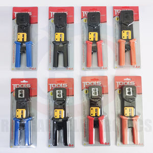 Kit d'outils de sertissage pour câbles réseau multifonctionnels RG EZ, 10 en 1, titane, testeur d'entretien <span class=keywords><strong>informatique</strong></span>, ensemble d'outils de réparation - Product Image 3