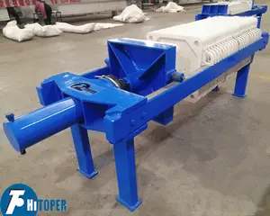 PP plate filter press for glass fabrication water treatment