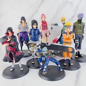 Commercio all'ingrosso 8 stili di alta qualità Anime Narutos PVC Action Model Figure Toys Narutos Action Figure per bambini