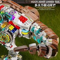 13050 MOC Dragón Tiranosaurio, 1388 Piezas, Bloques de Construcción Creativos de Partículas Pequeñas, Juego de Bloques de Construcción Educativos Unisex