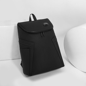 Laptop <b>Backpack</b> <b>Large</b> Capacity 15 Inches Color Blocking Design For Travel Business Unisex Style - Product Image 2