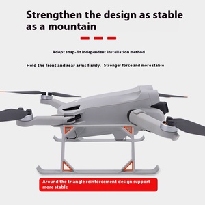 DJI Mini <span class=keywords><strong>3</strong></span>/Mini 3Pro 삼각대 스탠드 용 접이식 랜딩 기어 스키드 확장 높이 다리 지원 액세서리 프로텍터 매빅 드론 - Product Image 6