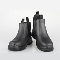 Bottes Chelsea en cuir à bout en acier, à la mode, de bonne qualité et à bas prix