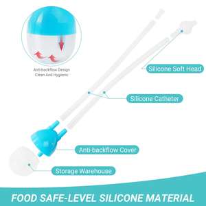 Aspirateur de nez pour nouveau-nés et nourrissons ventouse de nez tout-petits nettoyant de nez enfants Booger Mucus ventouse bébé aspirateur nasal - Product Image 6