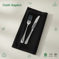 Sets de table 100% coton imprimés sur mesure Sets de table décoratifs lavables réutilisables pour la maison Banquet ou mariage Motif solide
