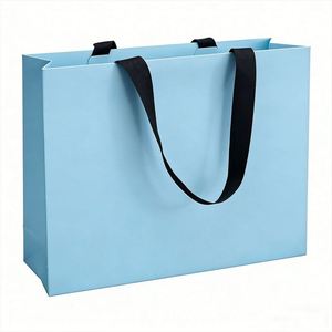 High-End Custom Luxury Gift <b>Paper</b> Bag | Recycled Paperboard/Ivory Board Coated Packaging for Cosmetics/Clothing/Crafts - Product Image 2