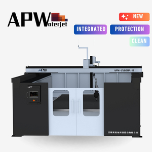 Machine de découpe au jet d'eau certifiée APW CE avec CNC ECS italien et double intensificateurs <span class=keywords><strong>Waterjet</strong></span> - Product Image 2