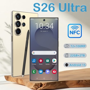 Nuevo Teléfono Inteligente S26 Ultra con Función NFC, 5G, 22GB+2TB, Deca Core, Pantalla de 6.9 Pulgadas, Android 15, Reconocimiento Facial, Desbloqueado - Product Image 1