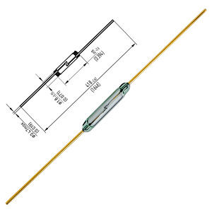 MKA-10110 từ sậy chuyển đổi 10mm vàng dẫn không có sậy cảm biến tiếp sức 10W/100V PCB gắn 10-35at - Product Image 1