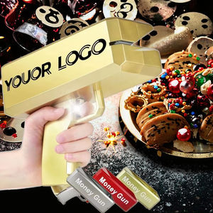 Canon à Billets Personnalisé – Pistolet Lanceur <span class=keywords><strong>d</strong></span>'<span class=keywords><strong>Argent</strong></span> en Plastique avec Logo pour Mariage Fête Diwali Anniversaire Jeux Interactifs Événements - Product Image 2