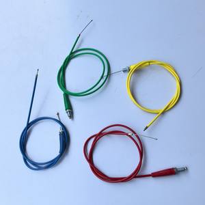 Cable de Acelerador de Color de 845 mm de Longitud Total con Recorrido de 105 mm, Conector Recto de Aceite Modificado de 3.29 para Controles de Motocicleta - Product Image 4