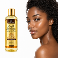 Huile Essentielle Pure de L-Glutathion et Vitamine C Pressée à Froid pour le Blanchiment de la Peau, Hydratante, Soin Visage et Corps, Graines Sucrées, Marque Privée