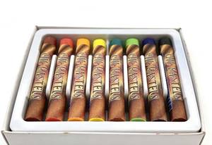 Ensemble de pastels à l'huile ronds pour étudiants, 8 couleurs, format <span class=keywords><strong>mini</strong></span>, pour le dessin scolaire, personnalisable en usine, économique - Product Image 6