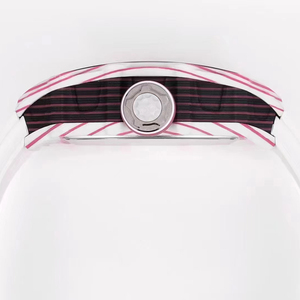 Montre mécanique squelette personnalisée haut de gamme 2026 pour homme, cadeau luxueux, boîtier en fibre de carbone dégradé blanc-rose, montre-bracelet de sport - Product Image 5
