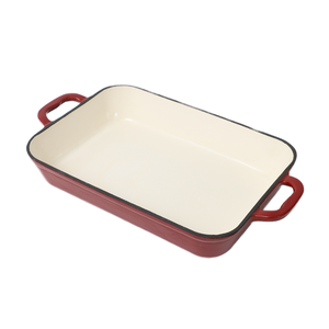 Prezzo <span class=keywords><strong>di</strong></span> fabbrica in ghisa rettangolare piatto <span class=keywords><strong>di</strong></span> frittura rettangolo Pan smalto pentole da forno - Product Image 1