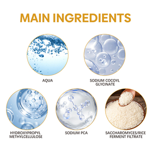 Limpiador <span class=keywords><strong>Facial</strong></span> de Arroz Natural de Marca Privada, Antienvejecimiento, Exfoliante, Reduce Poros, Espuma Limpiadora <span class=keywords><strong>Facial</strong></span> que Combate Imperfecciones y Granos - Product Image 4