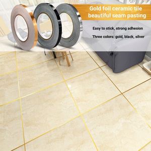 Nouvelle Bande Adhésive Dorée de 50M pour Joint de Carrelage, Bande de Scellement Étanche pour Sols, Autocollants Décoratifs pour Murs et Planchers, Ruban Adhésif Décoratif pour la Maison - Product Image 5