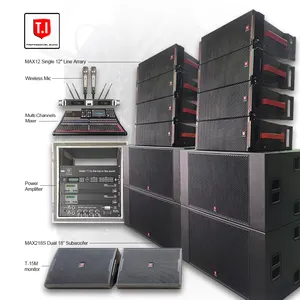Max12 profesional DJ concierto escenario sonido altavoz individual 12 pulgadas 3 vías line array altavoces T.I Pro Audio