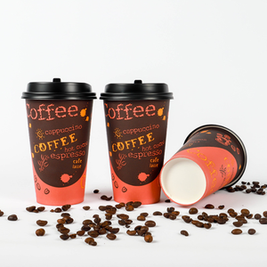 ถ้วยกระดาษพร้อมฝาปิดบรรจุภัณฑ์แบบใช้แล้วทิ้งเป็นมิตรต่อสิ่งแวดล้อม - Product Image 3