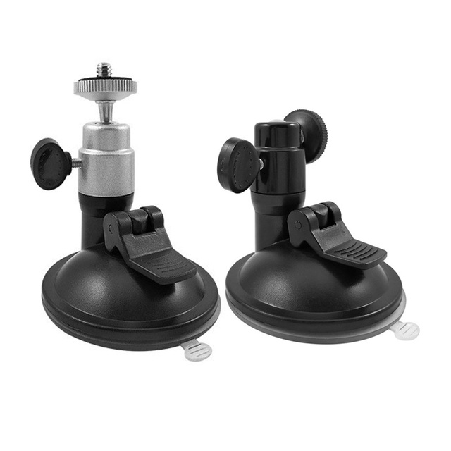 Factory Supply Camera Accessories Dashboard Windshield Suction Cup Car Automobile Dash Cam Mount for 1/4 Metal Thread