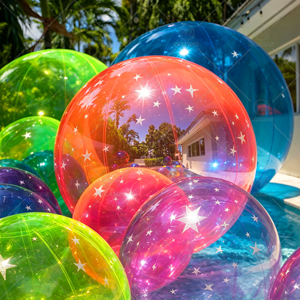 Esfera Inflable Transparente Gigante Personalizada, Bola de Burbuja Inflable Transparente, Bola Flotante para Piscina para Decoración de Bodas y Fiestas - Product Image 2