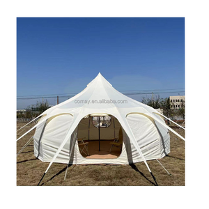 เต็นท์ทรงหยดน้ำสำหรับตั้งแคมป์กลางแจ้ง ผ้าใบกันน้ำ PVC 3000 มม.+ ผ้าอ๊อกซ์ฟอร์ด ป้องกันแสงแดด ใช้ได้ทุกฤดู แบบมองโกเลีย - Product Image 1