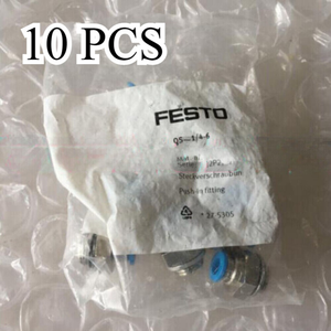 Lot de 10 pièces QS1/46 QS-1/4-6 153003 Fittgs en stock - Product Image 1