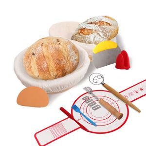 Customized Fermentation <b>Bread</b> <b>Basket</b> Dough Set OEM ODM Sourdough Proofing <b>Basket</b> with Linen Liner - Product Image 1
