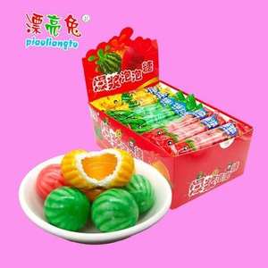 Pusat produsen <span class=keywords><strong>Gumball</strong></span> mengisi bentuk semangka permen karet buah mini - Product Image 6