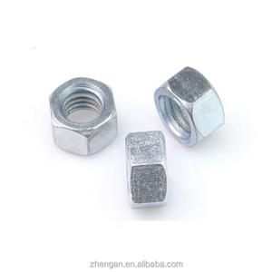 LEITE Prix d'usine Grade 4.8 Écrou hexagonal en acier doux Zinc galvanisé et passivé DIN934 Standard - Product Image 2