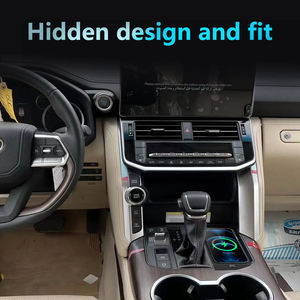 Cargador Inalámbrico Rápido para Auto, Adaptador QC3.0 para Teléfono Móvil, 12-24V, Carga Rápida, para Land Cruiser LC300 con Volante a la Izquierda, 2022 - Product Image 5