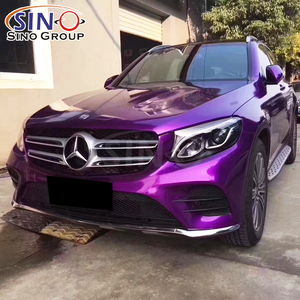 Super brillant couleur bonbon <span class=keywords><strong>Logo</strong></span> rouge voiture Wrap autocollant Air bulle gratuit impression numérique vinyle autocollants - Product Image 5