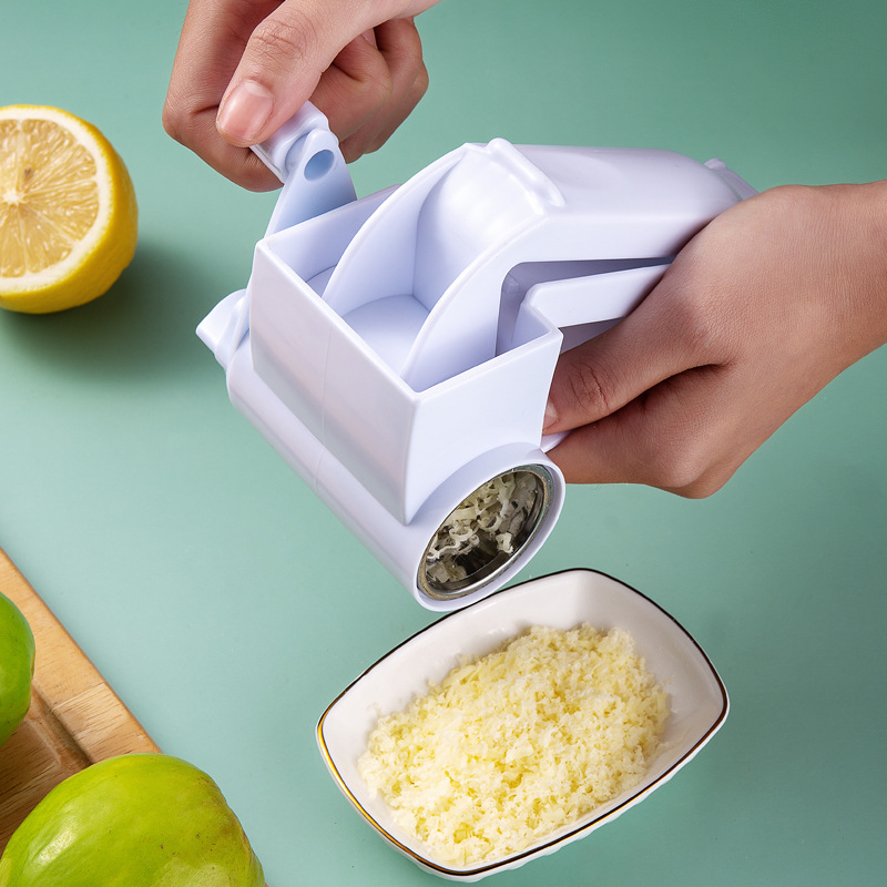 White rotary cheese grater(opp packing)