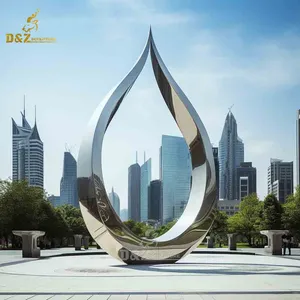 Custom Modern Hotel Design Project Large Metal Sculpture For Sale