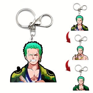 Porte-clés en acrylique lenticulaire 3D One Piece Anime, figurines de cosplay, porte-clés <span class=keywords><strong>SPY</strong></span> <span class=keywords><strong>FAMILY</strong></span> PET en acrylique pour décorations - Product Image 6